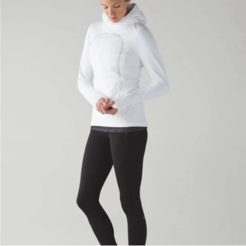 Lululemon Run For Cold Jacket White 8 - Picture 2 of 11